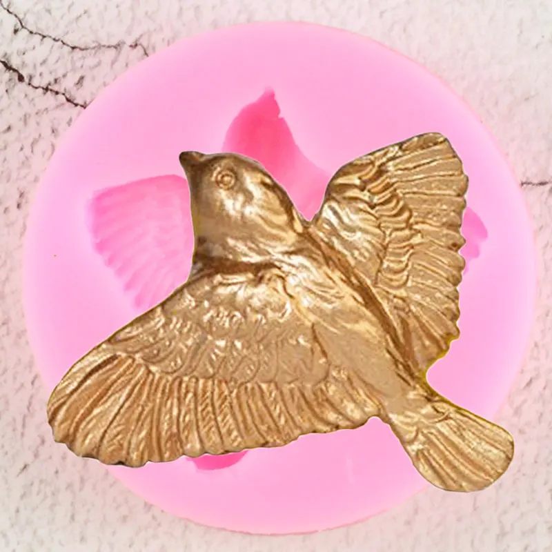 

3D Birds Silicone Mold Chocolate Fondant Molds DIY Cake Decorating Tools Candy Polymer Clay Soap Mould Cupcake Baking Moulds