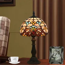 Античная Настольная лампа прикроватный Спальня настольные лампы Tiffany настольная лампа E27 стоячая лампа офисное освещение энергосберегающие лампы для домашнего освещения
