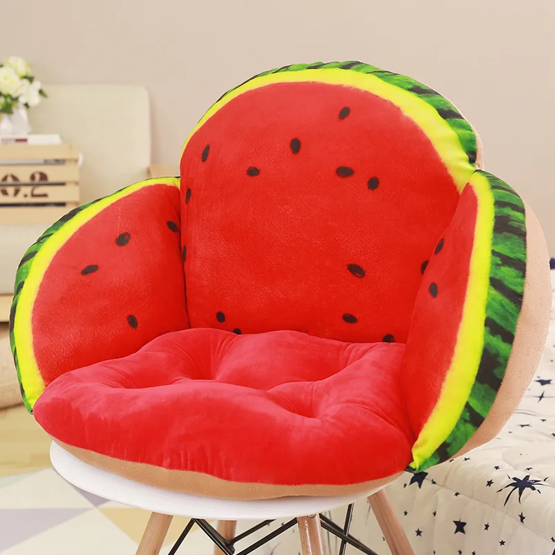 Декоративные подушки сиденья на стулья 12 Цветов домашнего декора фрукты подушки, cojines decorativos - Цвет: Xi Gua