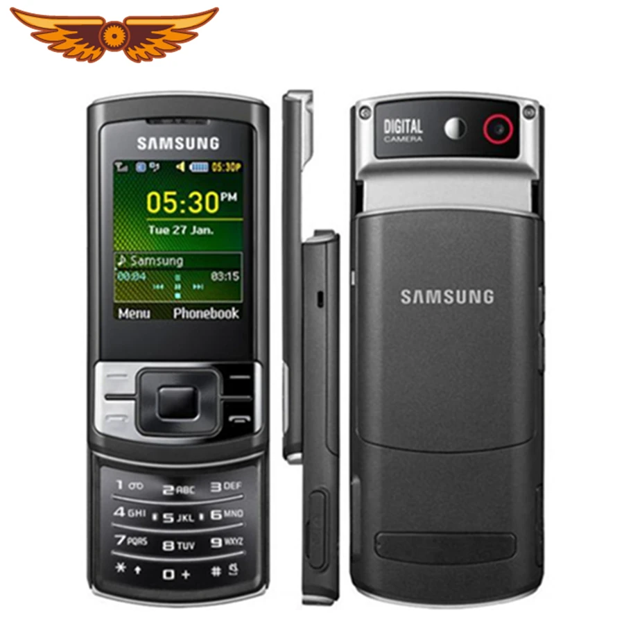 C3050 оригинальный Samsung 2 0 дюймов GPRS GSM дешевые мини-SIM сотовый телефон