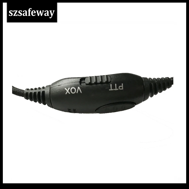 Walkie talkie headset with vox PPT push to talk for kenwood two way radio TK3107 TK3207 4