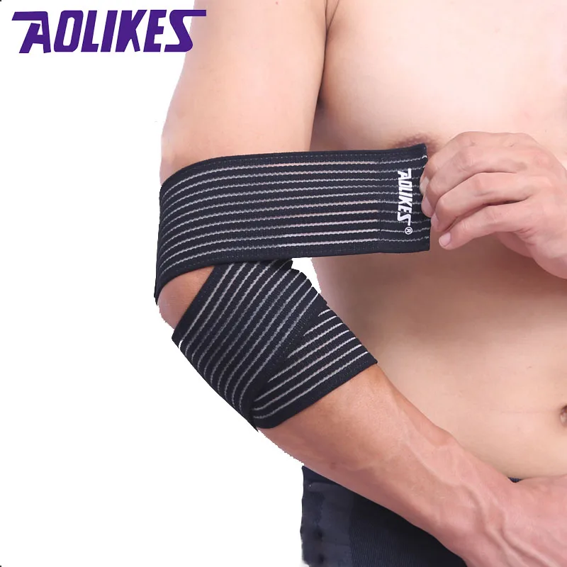 Aolikes 1 шт. наручные колено Поддержка защиты пояс на резинке Спортивная Повязка