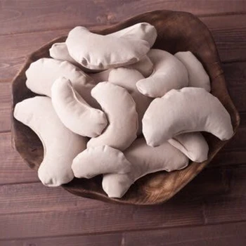 

New Portable 5pcs/set Newborn Baby Photography Props Crescent Shape Pillows Infant Positioner Toddler Cushion