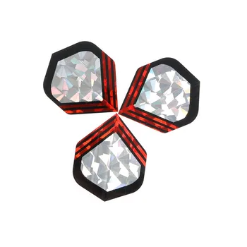 

OOTDTY Professional 10 Sets/30Pcs 2D Bling Dart Nice Laser Reflective Darts Tail Flight
