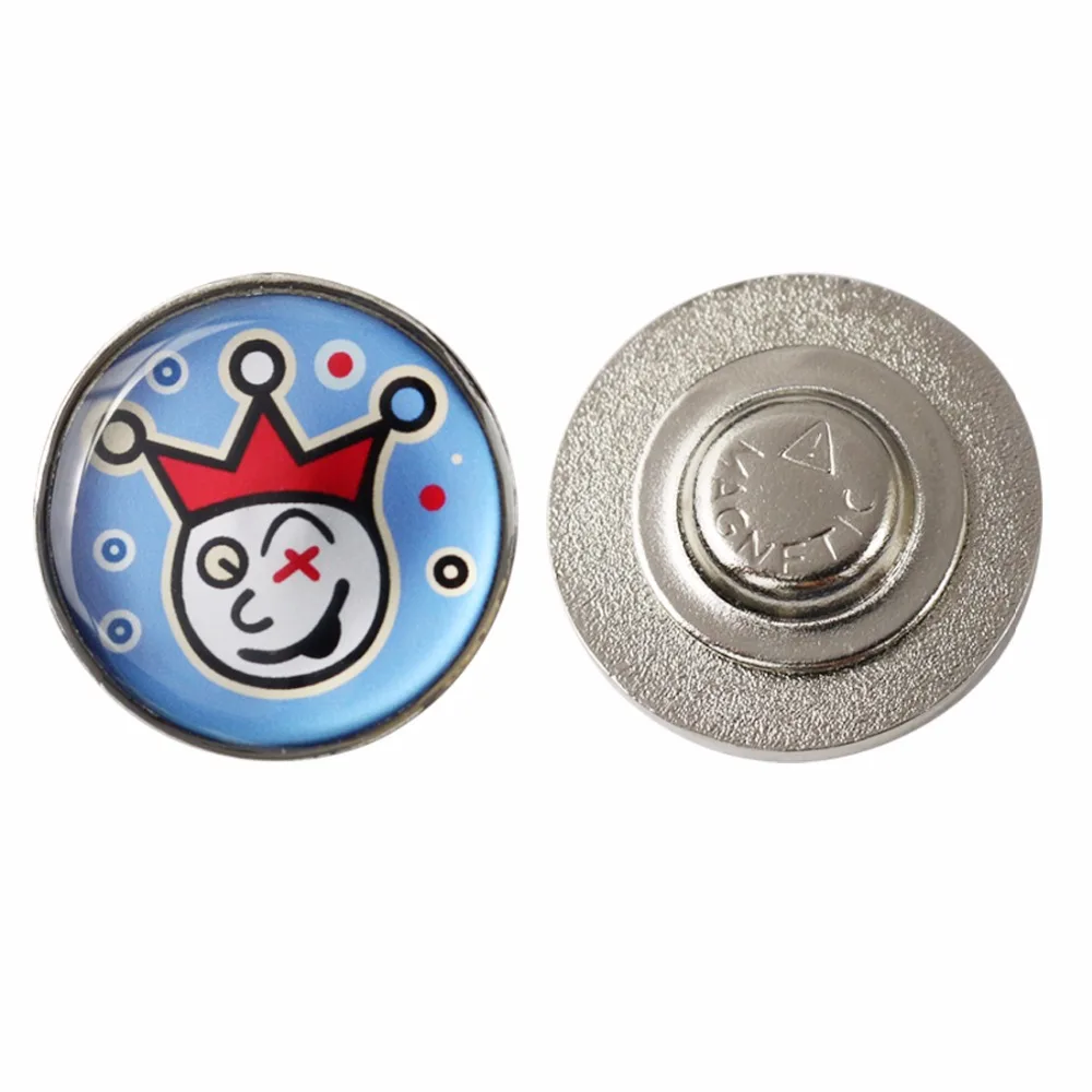 العرف المغناطيسي جولف الكرة ماركر أو العرف التلبيب دبوس مع القش المغناطيس