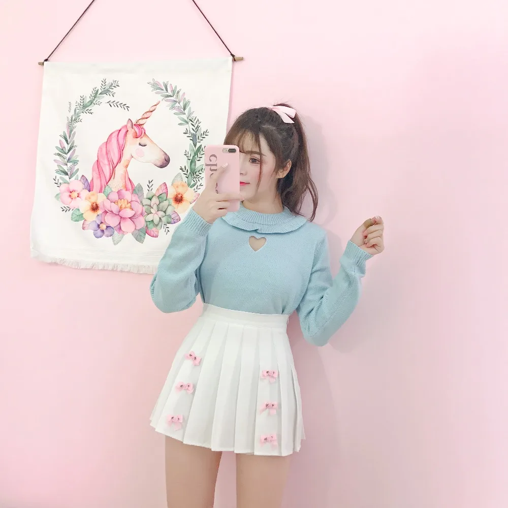 Princess sweet lolita sweater Japanese sweet heart