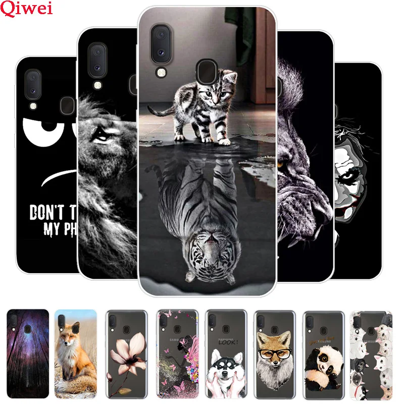 

For Samsung Galaxy A20e Case 2019 Cool Animals Silicone Soft TPU Clear Cover For Samsung A20e Phone Case Fundas Coque A 20e Capa