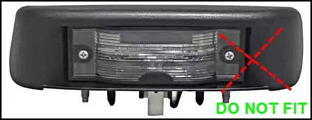 Автомобильный кронштейн EEMRKE для камеры черного цвета, Освещение номерного знака для Fiat Marea Multipla Punto 500L Doblo Croma Tipo 365