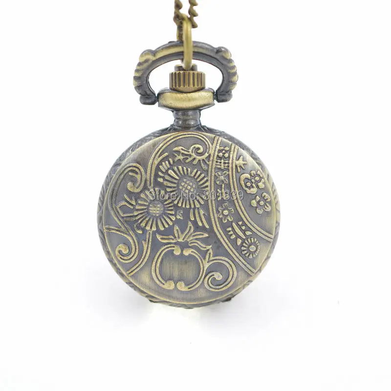 Женские кварцевые часы с подвеской в виде Розы на цепочке|pocket watch|pendant pocket watchwatches