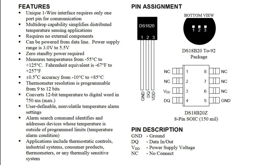 DS18B20 Digital Temperature Sensor - Waterproof.