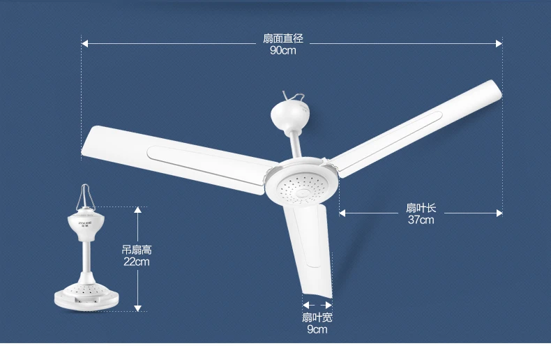 Us 18 05 5 Off 220v 20w Fd10 90 900mm Ceiling Fan Electric Fan Single Switch Copper Motor White In Fans From Home Appliances On Aliexpress Com