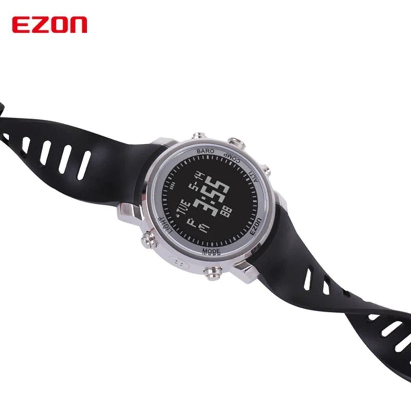 EZON H506 мужские часы с компасом барометром высотомером многофункциональные для