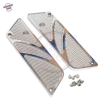 

Chrome Motorcycle Hard Saddlebag Latch Side Covers case for Harley Touring FLT FLH 1993-2013
