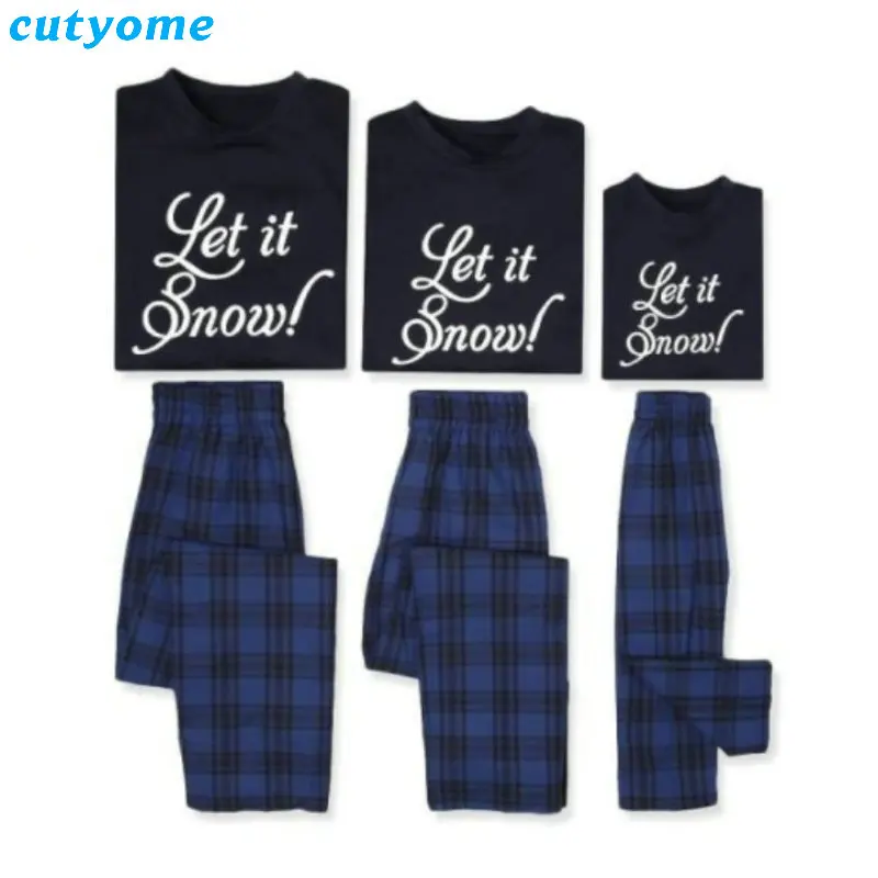 

Family Christmas Pajamas Family Matchig Clothes X-mas Pjs Family Look Sleepwear Mother Daughter Father Kids Nightwear Outfits