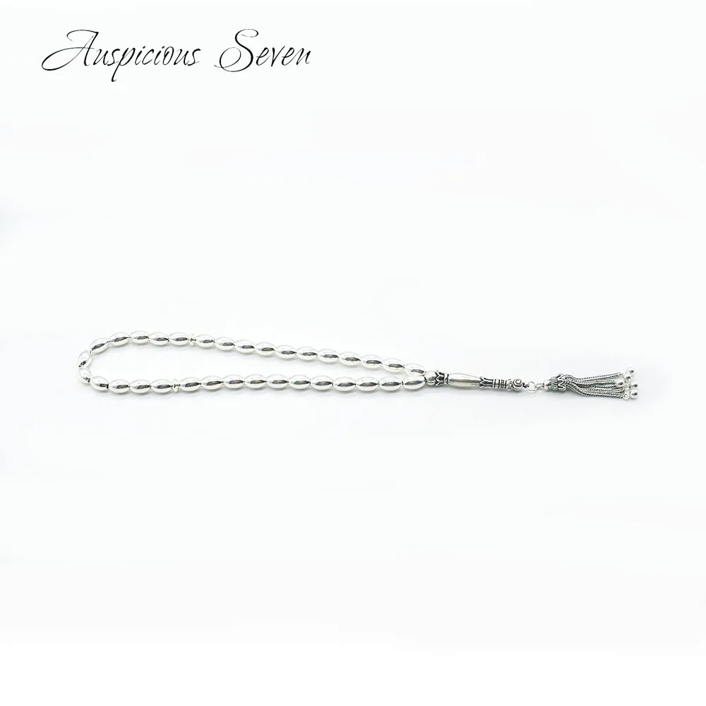 

muslim 33 beads Tesbih 925 silver Islamic Prayer Beads