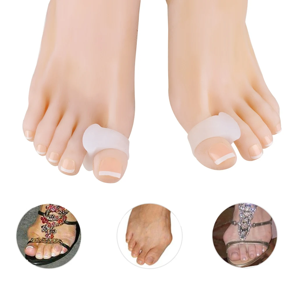

1 Pair Size S M L Bunion Silicone Toe Separator Corrector Relief Pain Valgus Orthotics Foot Care Splint Tools Nail Art Tools