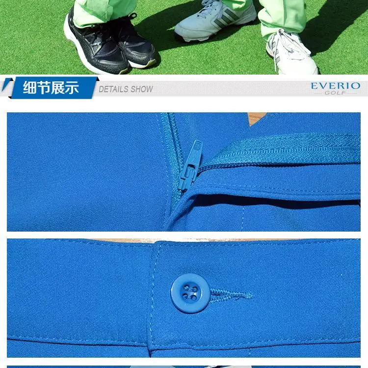 EVERIO новые мужские брюки для гольфа высокого качества спортивная одежда для гольфа 8 цветов летние тонкие дышащие быстросохнущие брюки для гольфа размер 30-40
