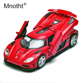 

Mnotht 1/32 Mini Alloy Koenigsegg Car Model Pull Back Sounds Lights Diecast Car Model Toy Vehicles mo