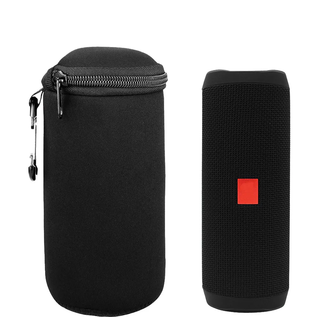 

Travel Soft Carrying Protective Cover Case For JBL Flip4 Wireless Bluetooth Speaker Additional Space for Plug & Cables #YJP