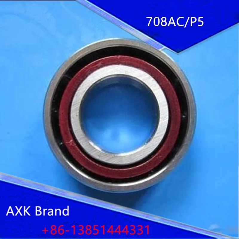 

2018 Rolamentos 1pcs 8mm Spindle Angular Contact Ball Bearings 708c/p5 Super Precision Bearing Abec-5 708 708c 708ac 8x22x7