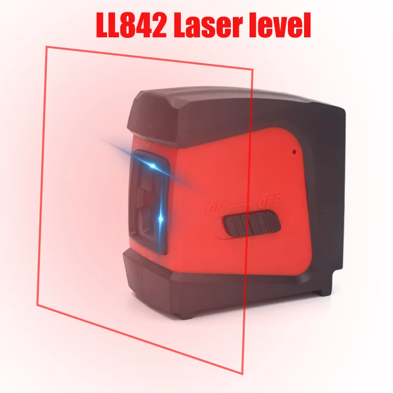 

CDEK LL842 Red Laser Level 360 Self-leveling Rotary 2 Lines 1 Point Nivel Laser auto nivelamento Portable Diagnostic-tools