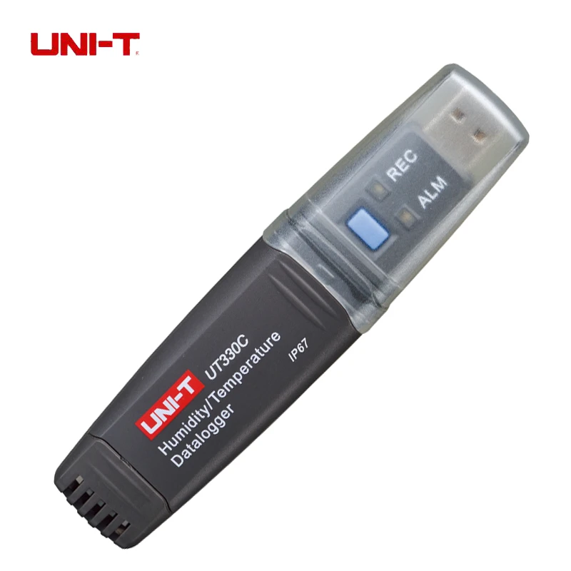 

Uni-t UT330C USB Data Logger pressao atmosferica registro termometro higrometro diagnostico - ferramenta PC conectando