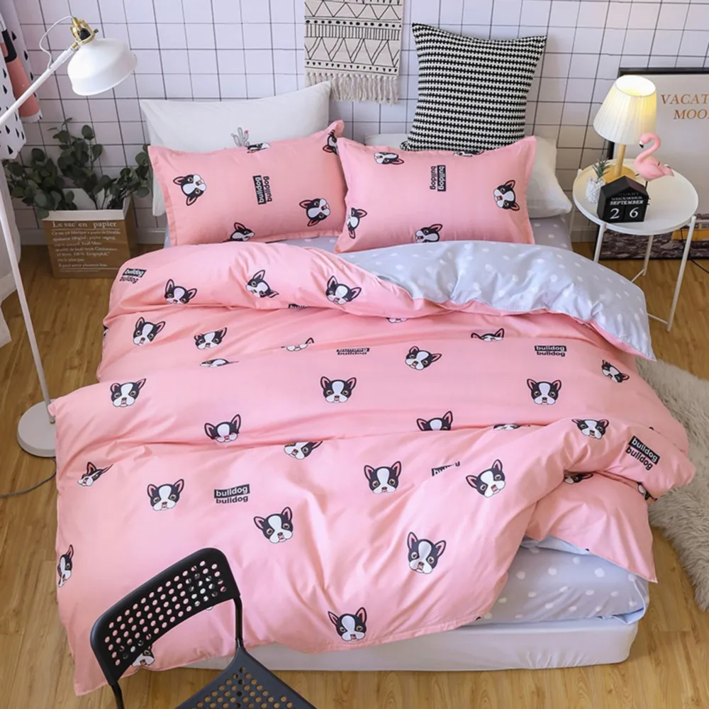 

Dropshipping 2/3/4pcs King Size Fink Lover Bedding Sets Family Set Include Bed Sheet Duvet Cover Pillowcase Dod children gife