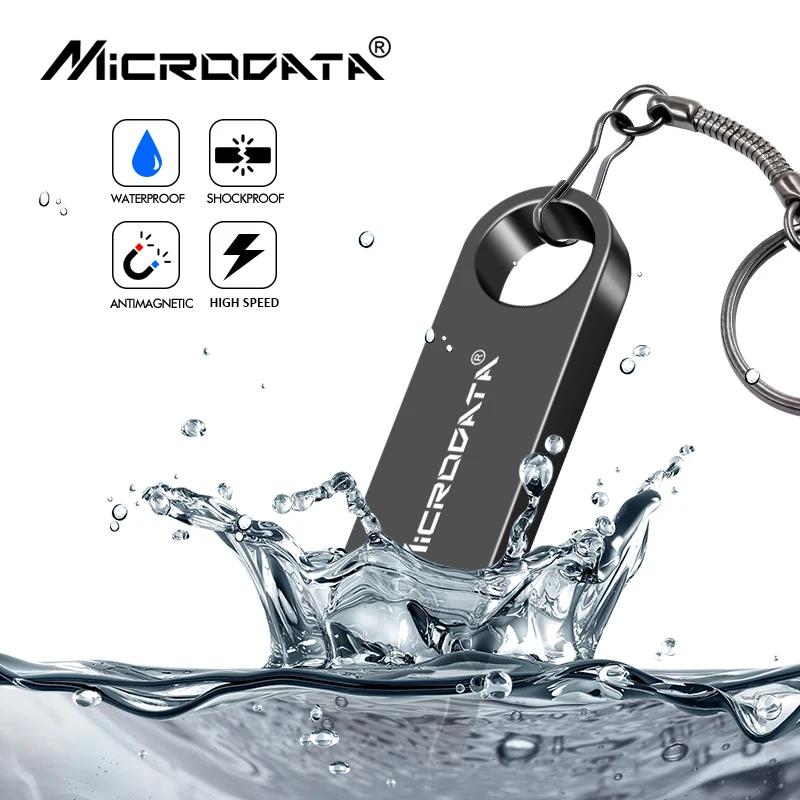 Бренд MicroData, USB флеш-накопитель, 16 ГБ, флеш-накопитель, 32 ГБ, 64 ГБ, 128 ГБ, флеш-накопитель, флеш-карта памяти, 8 ГБ, U диск, cle, usb с брелоком