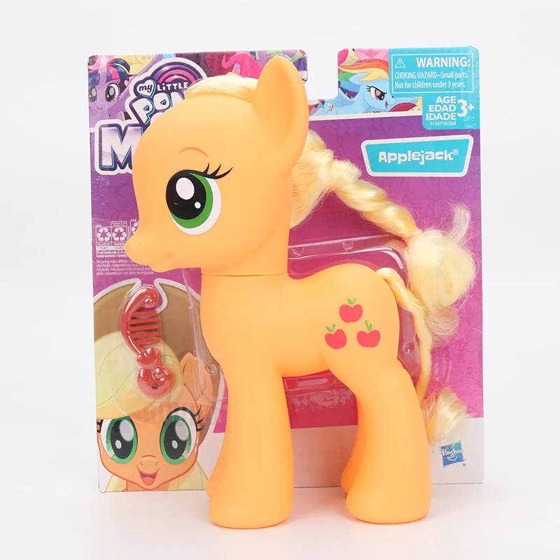 Игрушки My Little Pony 8 дюймов Friends Princess Rainbow Dash Twilight Sparkle Cadance Celestia фигурка Коллекция Модель Куклы - Цвет: new box yellow