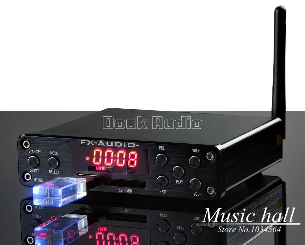 

2017 New Music Hall Integrated HiFi High Power Digital Amplifier U-Disk/SD Card/PC USB/Bluetooth 4.0 Free Shipping