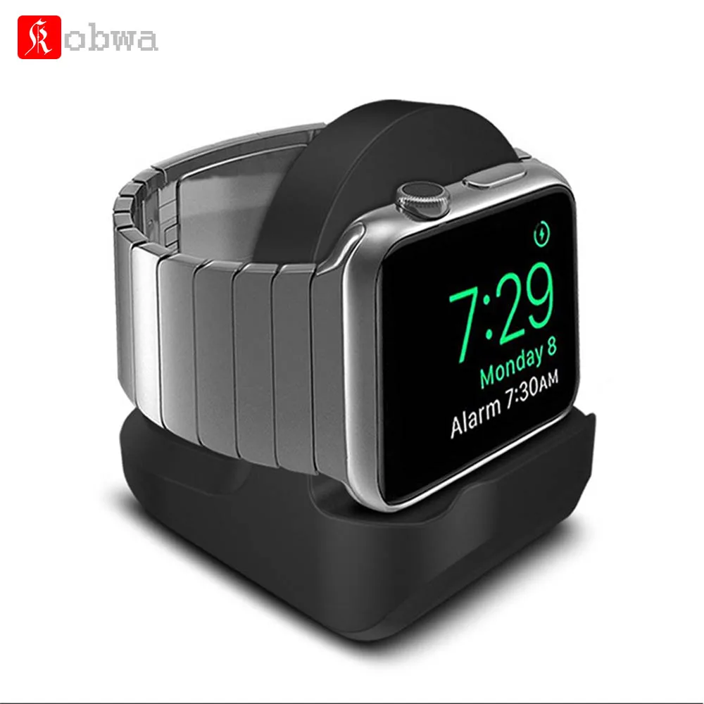 Kobwa Беспроводной Подставка для зарядки Колыбель наручных часов iWatch 0/1/2/3 серии USB