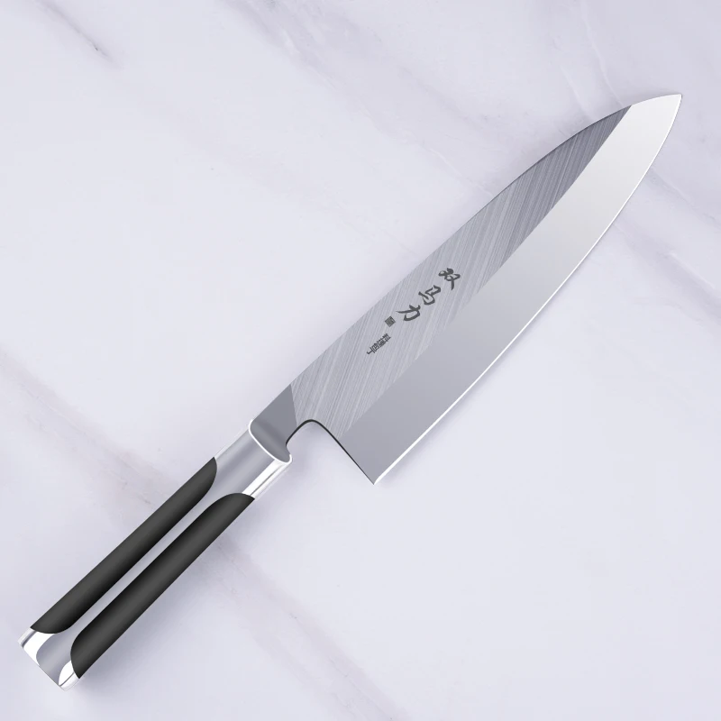 Shuangmali Sushi Knife Japanese Sashimi Utility Kitchen Knives Meat Cleaver High Carbon Stainless Steel Fish Knife 8\