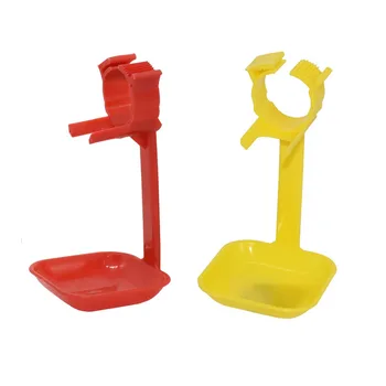 

20pcs 25mm Plastic Poultry Chicken Duck Hanging Cup Drinking Fountains Birds Water Bowl Nipple Drinker Feeder Watering Supplies