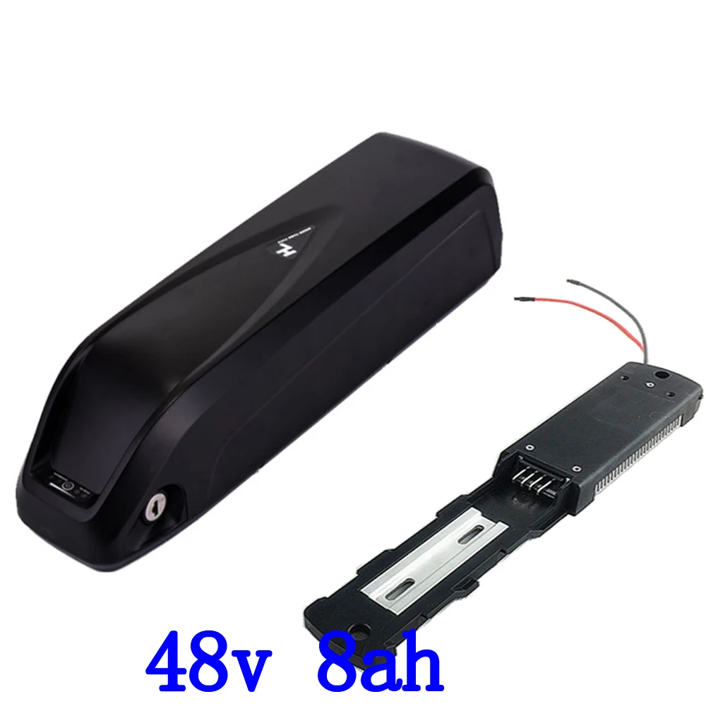 Flash Deal US EU No Tax hailong Battery 48V 8AH Lithium Battery 48V 500W Electric Bike Battery with USB+ 15A BMS 54.6V 2A charger 0