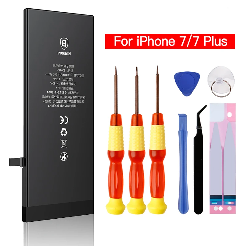 

Original Battery Mobile Phone Battery For iPhone 7 7 Plus 7plus High Capacity Bateria Replacement Battery For iPhone7 7p + Tools