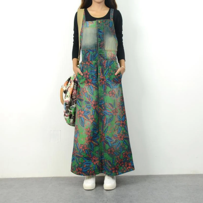 As Impresión Elástica Otoño Cintura Monos 2017 Picture Z15 Mezclilla De Mujer The Para Liga Same Casual Yalabovso Falda A108 Sueltos Vintage Aq4Uwzn