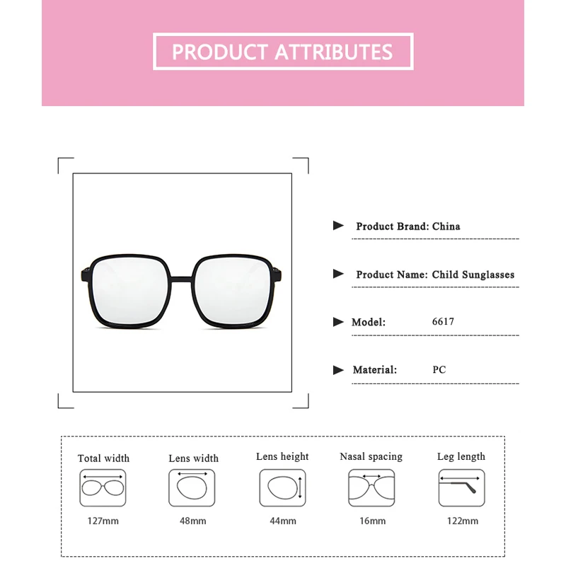 Детские солнцезащитные очки для девочек, детские солнцезащитные очки для мальчиков, Детские солнечные очки с плоским верхом, детские яркие квадратные, большая рамка для очков, UV400 Gafas
