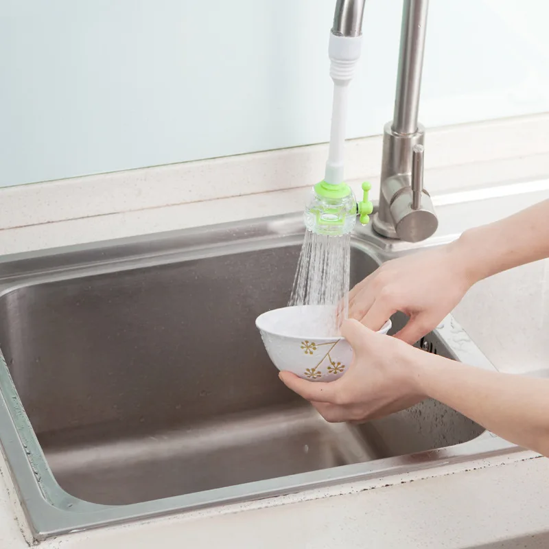 WHISM анти-всплеск кран перфорированный фильтр экономии воды вращающийся диффузор Носик Кухня адаптер вентиль аксессуары для ванной комнаты