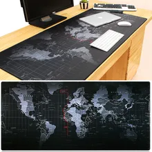 Большой мир карты игровой коврик для компьютерной мыши ноутбук Teclado механическая клавиатура не Скользящий замок край стол muisковрик коврик для ковриков