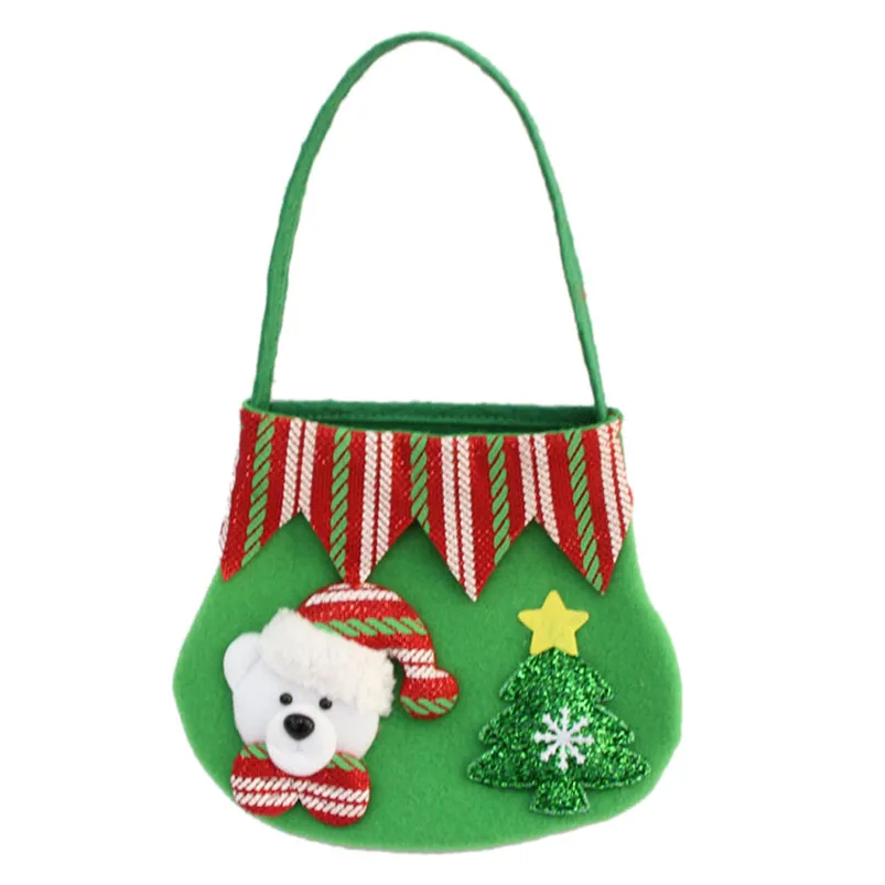 Creative Santa Claus Christmas Gift Bag Candy Bag Merry Christmas Bags Present Supplies Home Party Christmas Decor #4o23 (7)