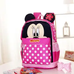 2018 горячая Распродажа, детский рюкзак для детского сада с рисунком, детские школьные сумки для мальчиков и девочек, детские рюкзаки с Микки