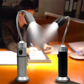

Magnet recharging Rotating Flashlight Zoom Turning Work Light Glare Multifunctional Flashlight