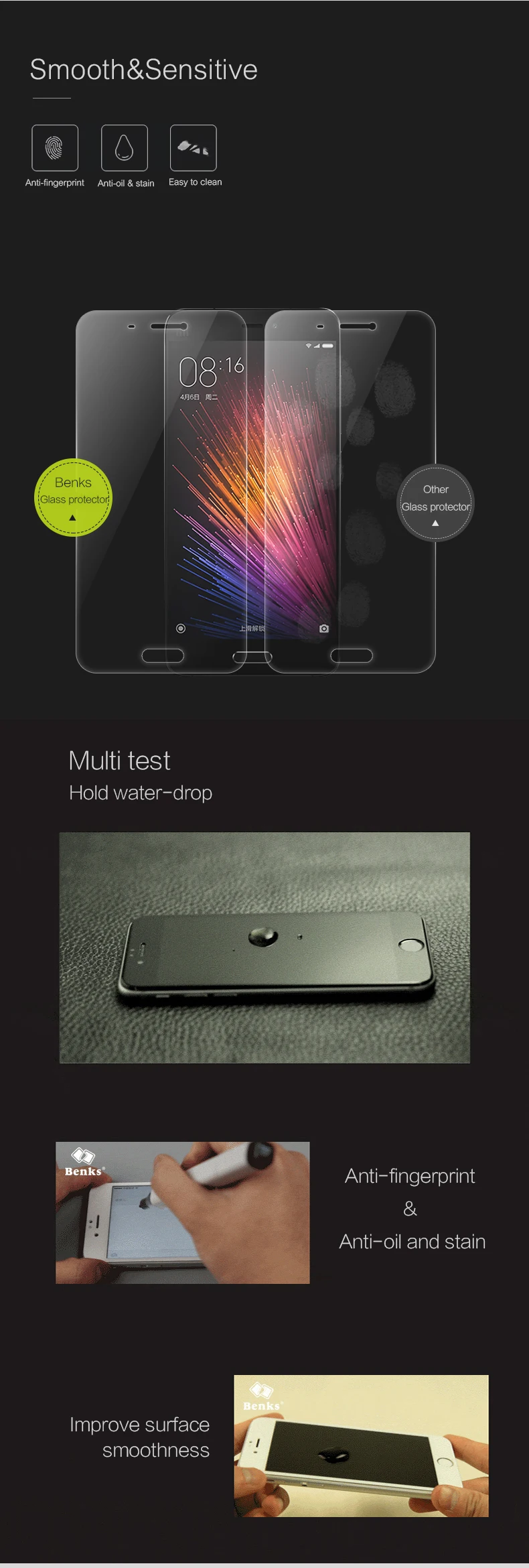 Ultra-Thin Tempered Glass For Xiaomi Mi 5 Screen Protector Pelicula Pelicula De Vidro Xiomi Verre Trempe For Xiaomi (6)