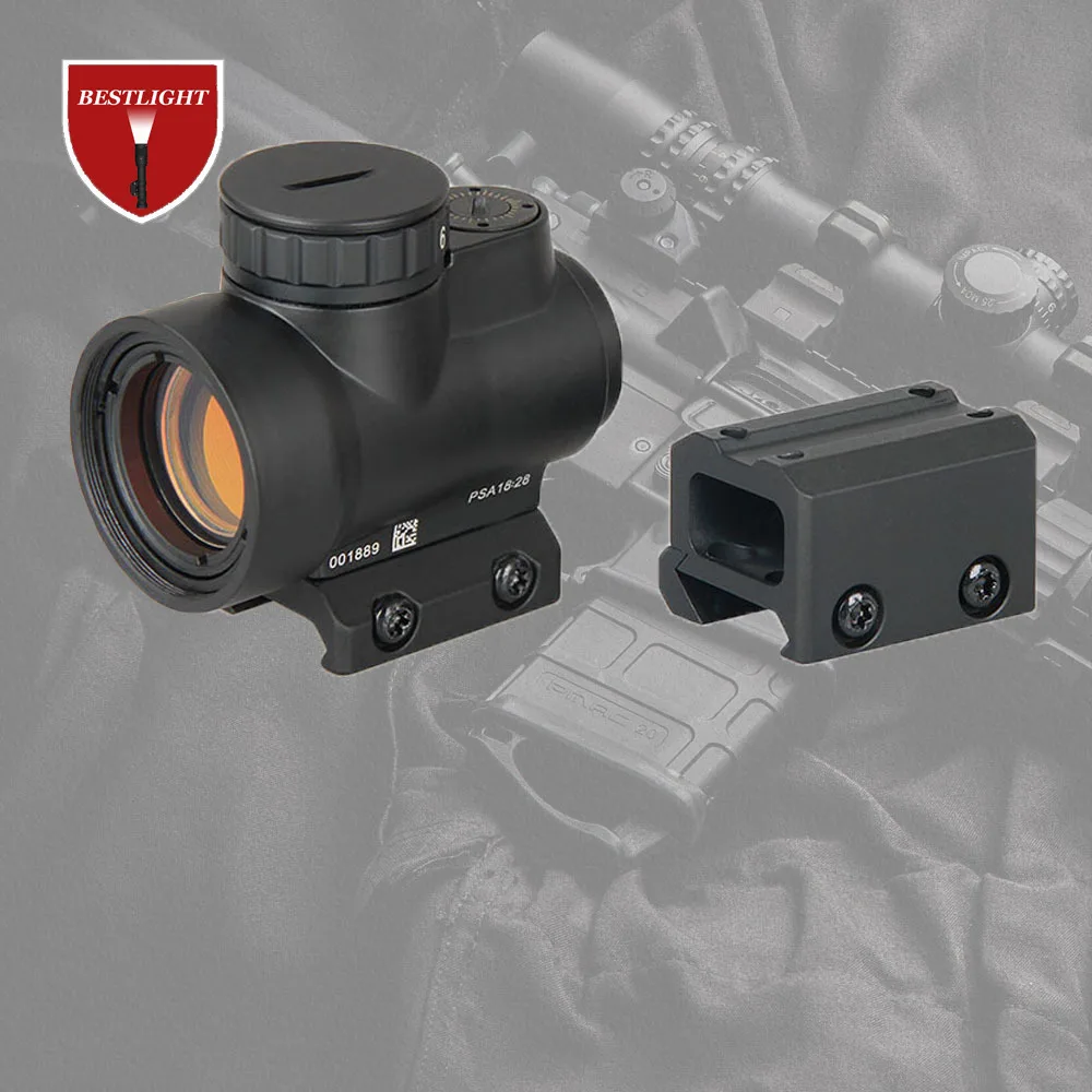 

MRO Red Dot Sight 2 MOA AR Tactical Optic Trijicon Hunting Scopes With Low and Ultra High QD Mount fit 20mm Rail