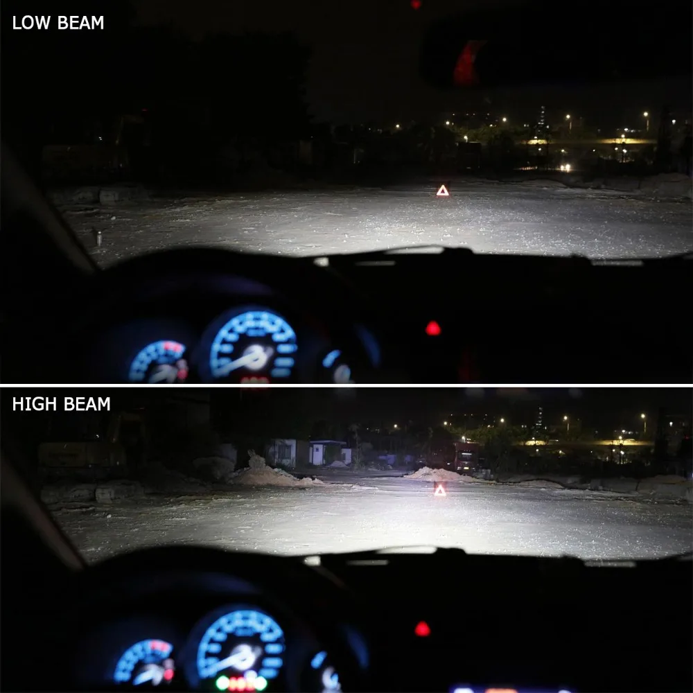 Oslamp H7 Hi lo Луч COB светодиодные лампы для автомобильных фар 72 Вт 8000lm фары H11 12V 24V Renault