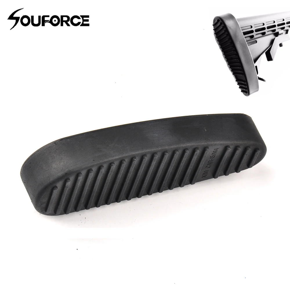 

1pc Tactical Snap-on Non-Slip Rubber Butt pad in Non slip rubber for 5.56 Butt Stock 6 Position Recoil Cushion Gun Accessory
