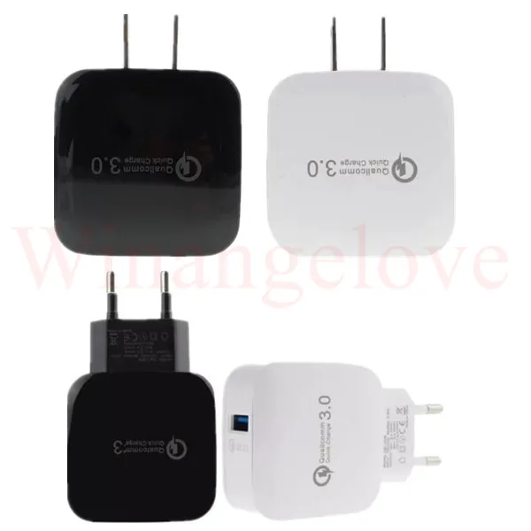 QC 3 0 быстрое зарядное устройство Быстрая зарядка USB настенное для iPhone X 8 7 6 Plus Samsung
