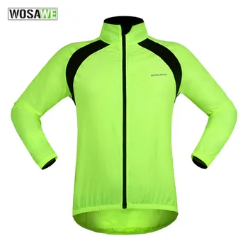

WOSAWE motocross jackets men thin Long Sleeve Water Repellent fabric Wind Jackets Road MTB windbreaker motorcycle jacket