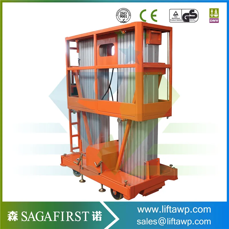Hydraulic man lift truck aerial work cargo lifting Hydraulic man lift truck aerial work cargo lifting