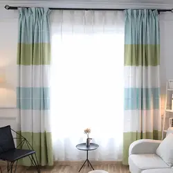 3 цвета европейский стиль оконные шторы полосы для гостиной/постельные принадлежности комнаты синий/фиолетовый/коричневый затемненные